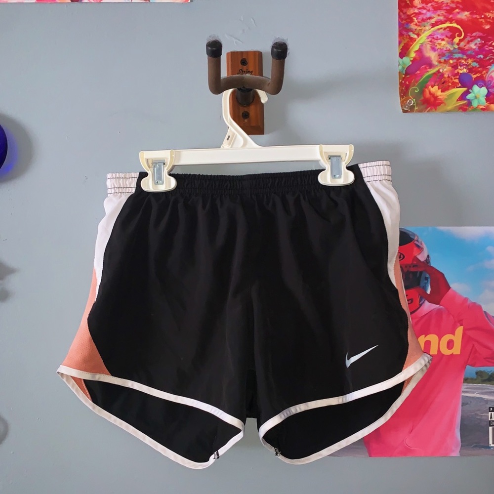 NIKE Athletic Shorts- Pink and Black, Small
